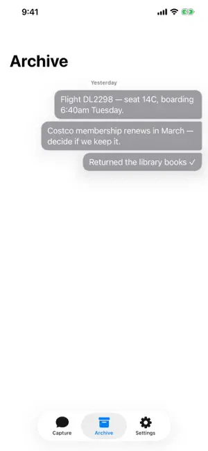 iForget - Your Info Dump screenshot 2