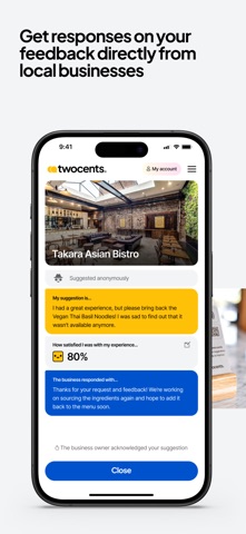 Twocents: Private Feedback Screenshot 4 of 4