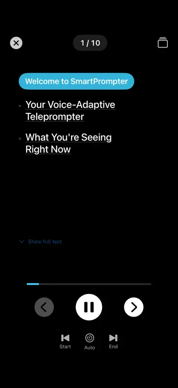 Smart Prompter App screenshot 5 of 7