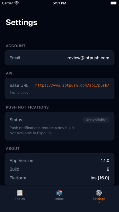 iotpushr screenshot