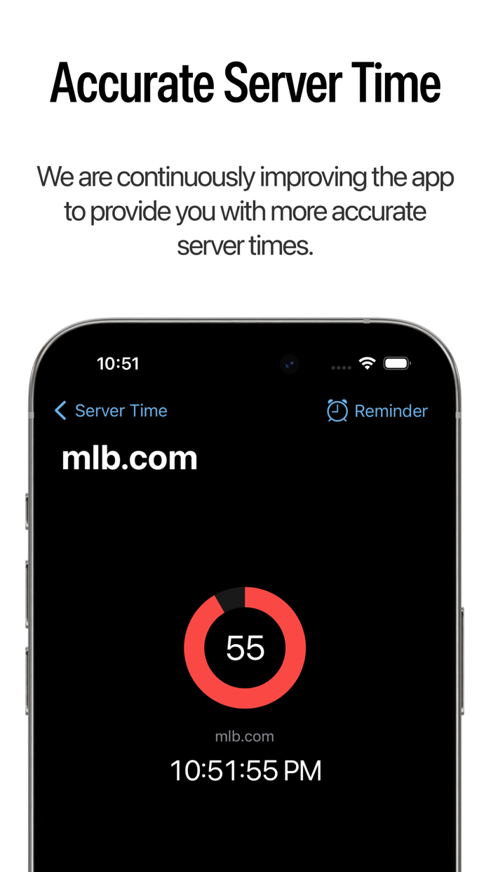 Server Time - Seconds Clock