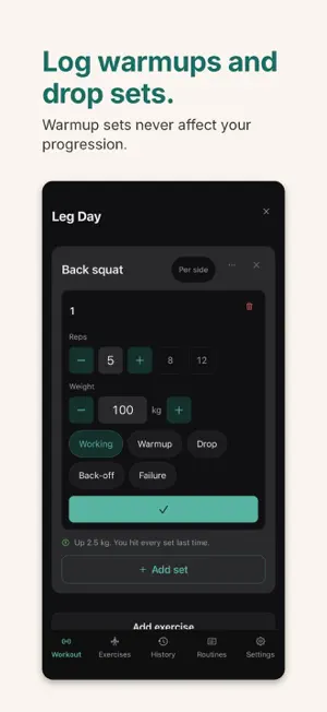 Jotlift - Workout Log screenshot 3