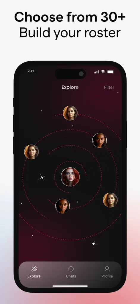 AI Girlfriends: Roster - Lifestyle App | MWM