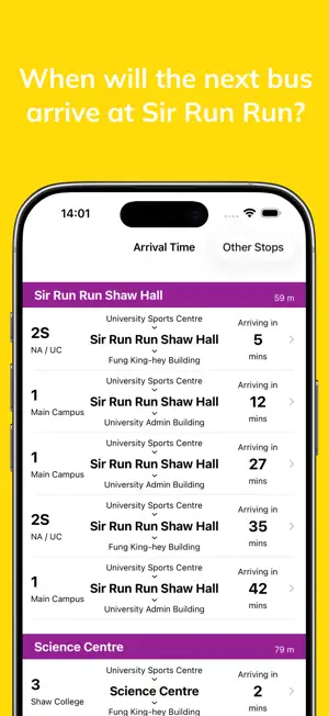 CU Bus - For CUHK Shuttle Bus screenshot 3