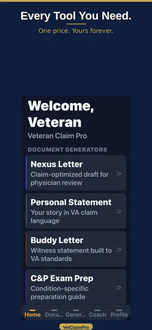 Veteran Claim Pro screenshot 1