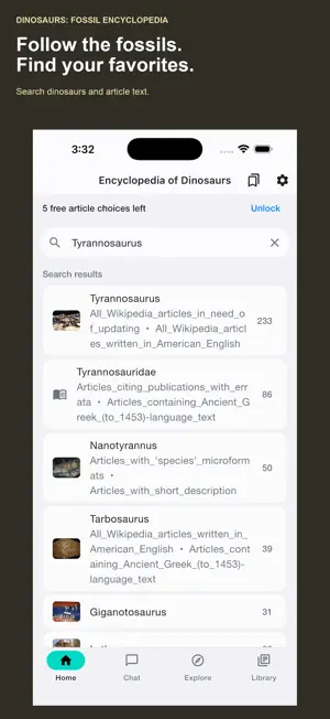 Dinosaurs: Fossil Encyclopedia screenshot 3