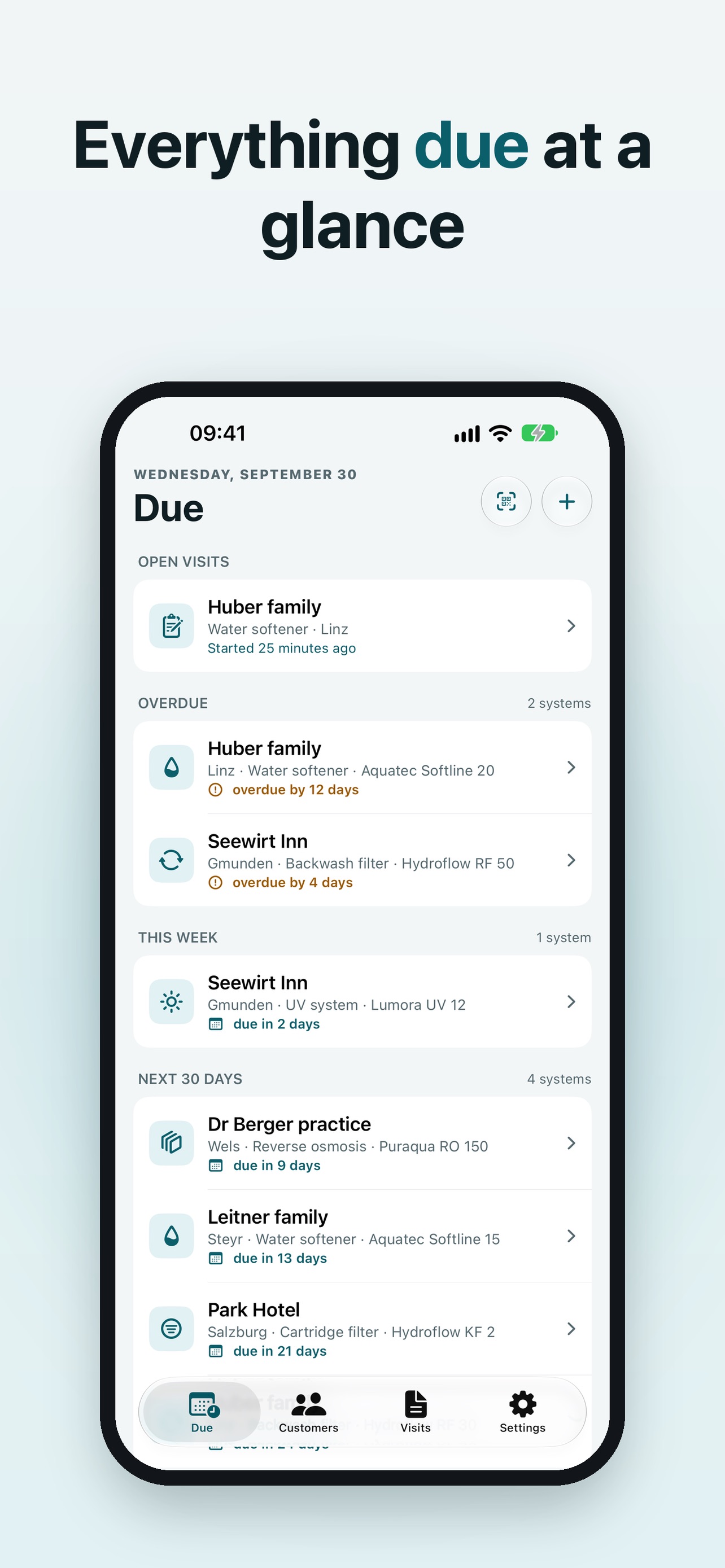 Screenshot 2 of Aquamo: Water Service Log
