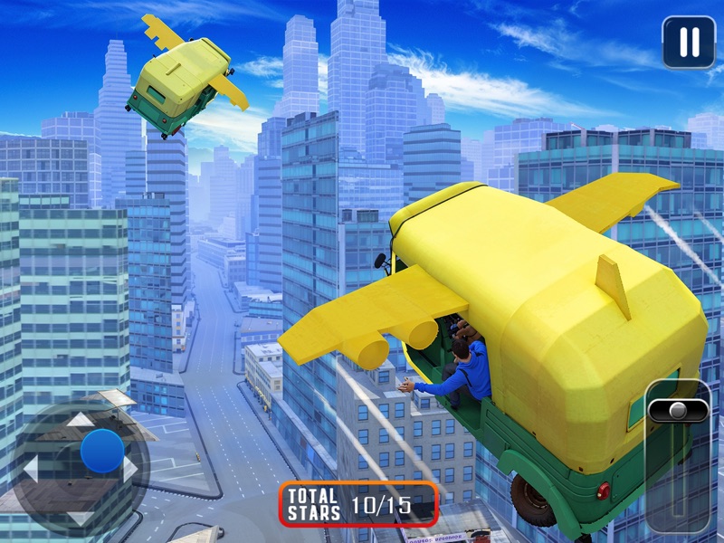 Simulador de rickshaw volador screenshot 5