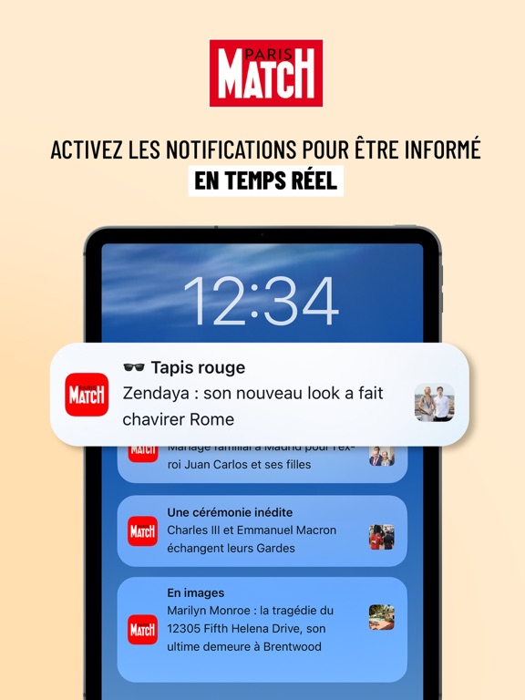 Paris Match : actu & people iPad screenshot 7 - News app