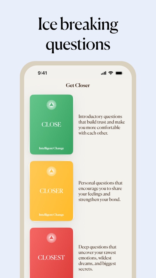 #3. Get Closer・Question Games (iOS) 由: Intelligent Change LLC