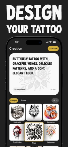 Tattoo Creator & Try On - Uink screenshot