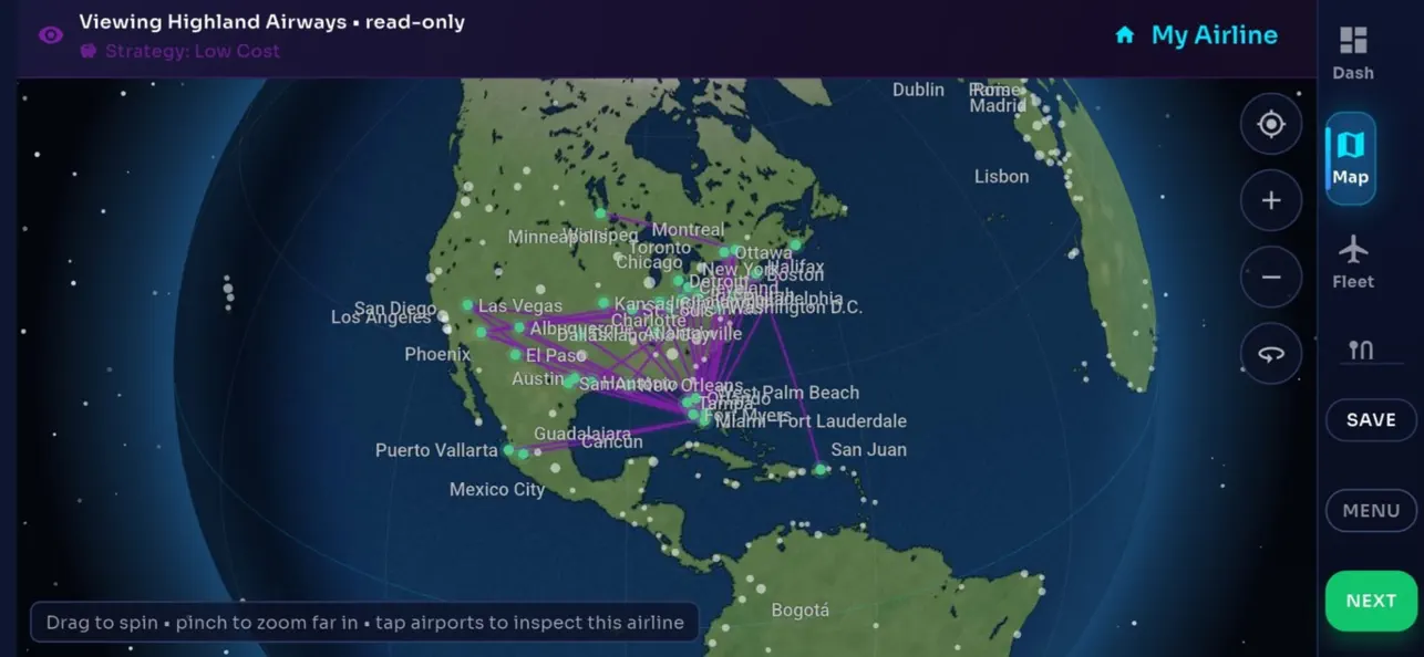 Screenshot #1 pour Sky Empire: Airline Manager