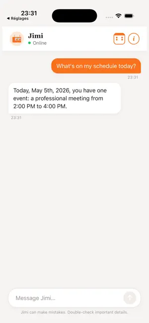 JIMI the chatbot screenshot 4