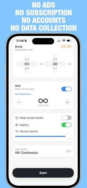 Simpervals screenshot 2