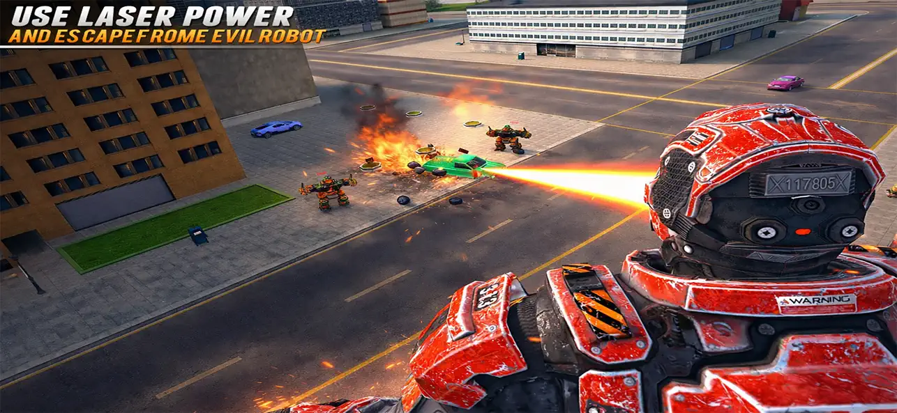 Super Flash Robot Hero Game Screenshot 1