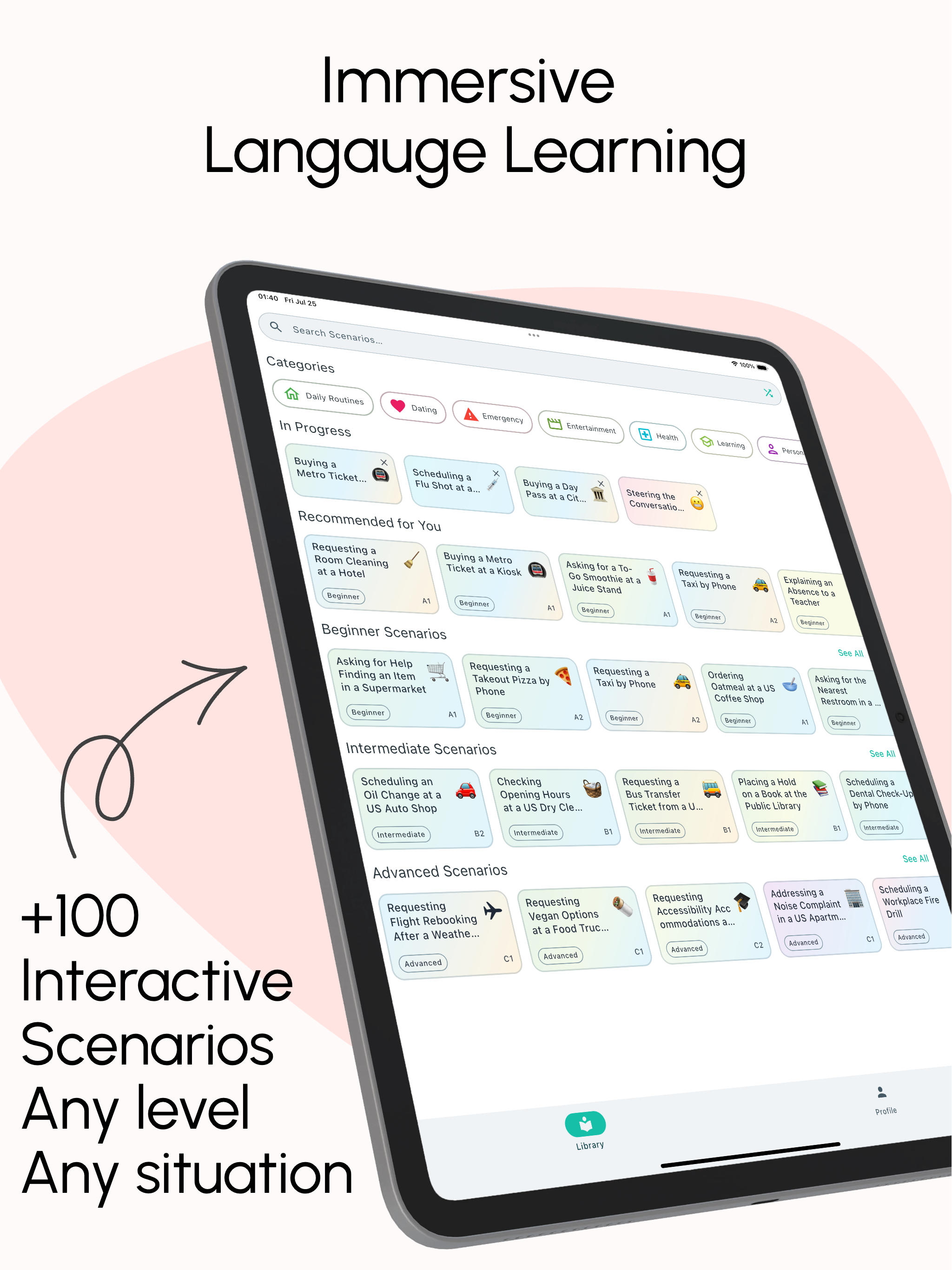 Language Learning – Scenaria