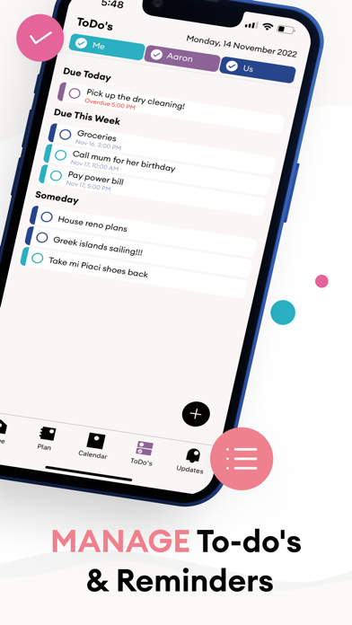 Cupla: Couples Shared Calendar Screenshot