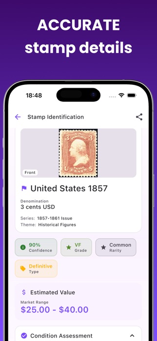 Stamp Value: AI Identifier Screenshot 3 of 5