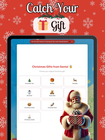 Where is the Santa? iPad screenshot