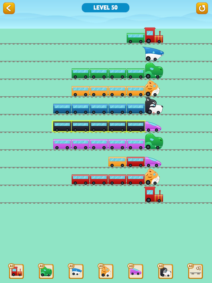 Color Train Sort Puzzle