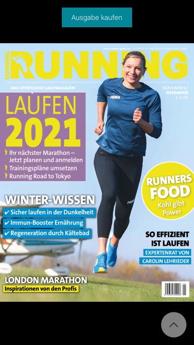 RUNNING Laufmagazin Screenshot