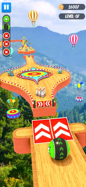 Going Balls Rollance Sky Game screenshot 1