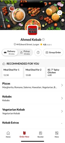 Ahmed Kebab. Screenshot 2 of 4