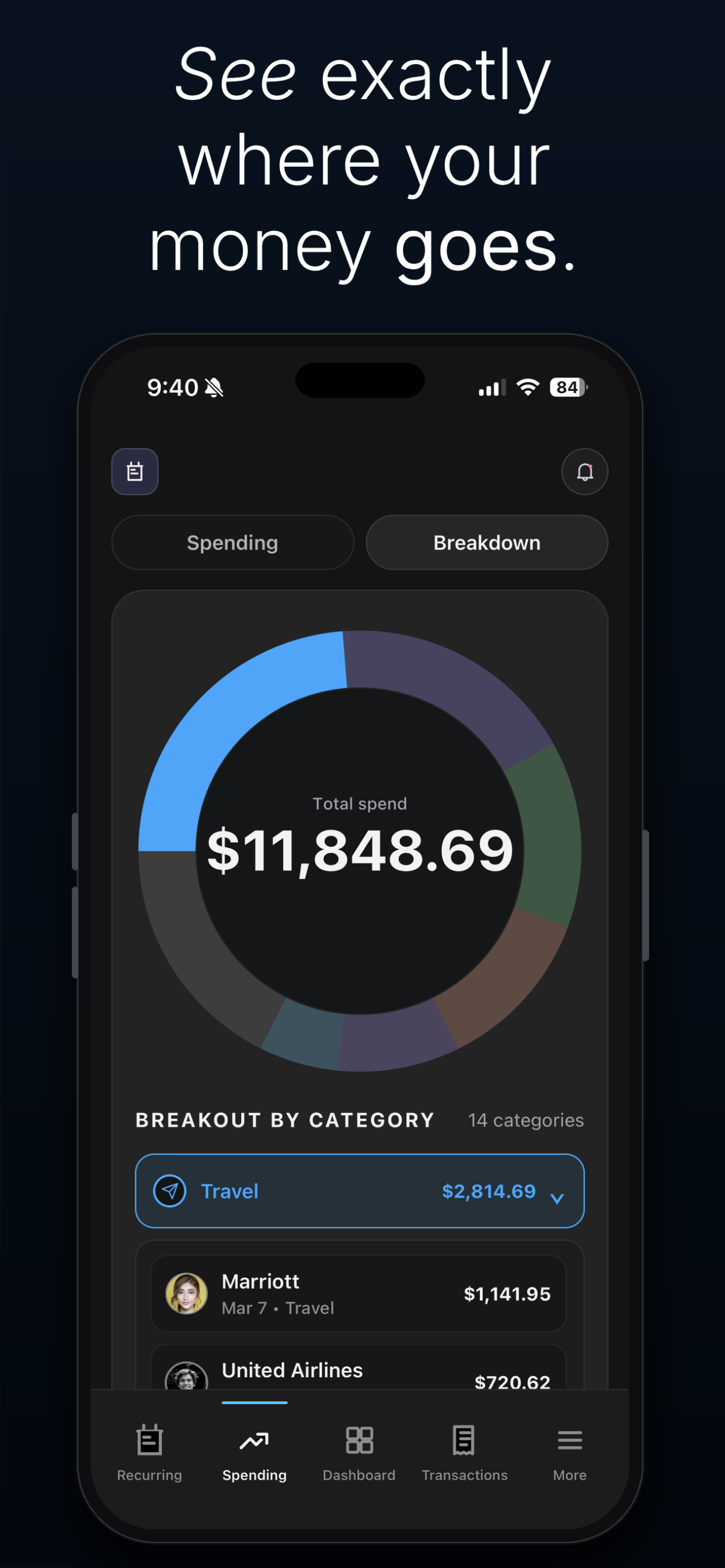 Stitch Money: Bills & Spending
