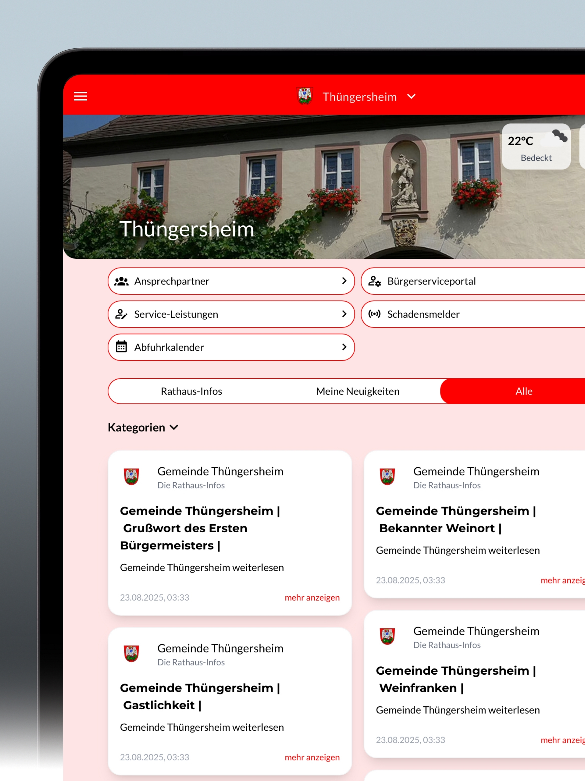 Gemeinde Thüngersheim screenshot 3