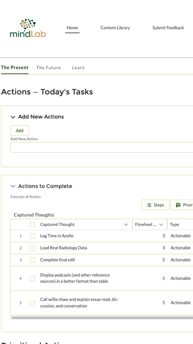 Wit's End MindLab iPhone screenshot 1 - Business app