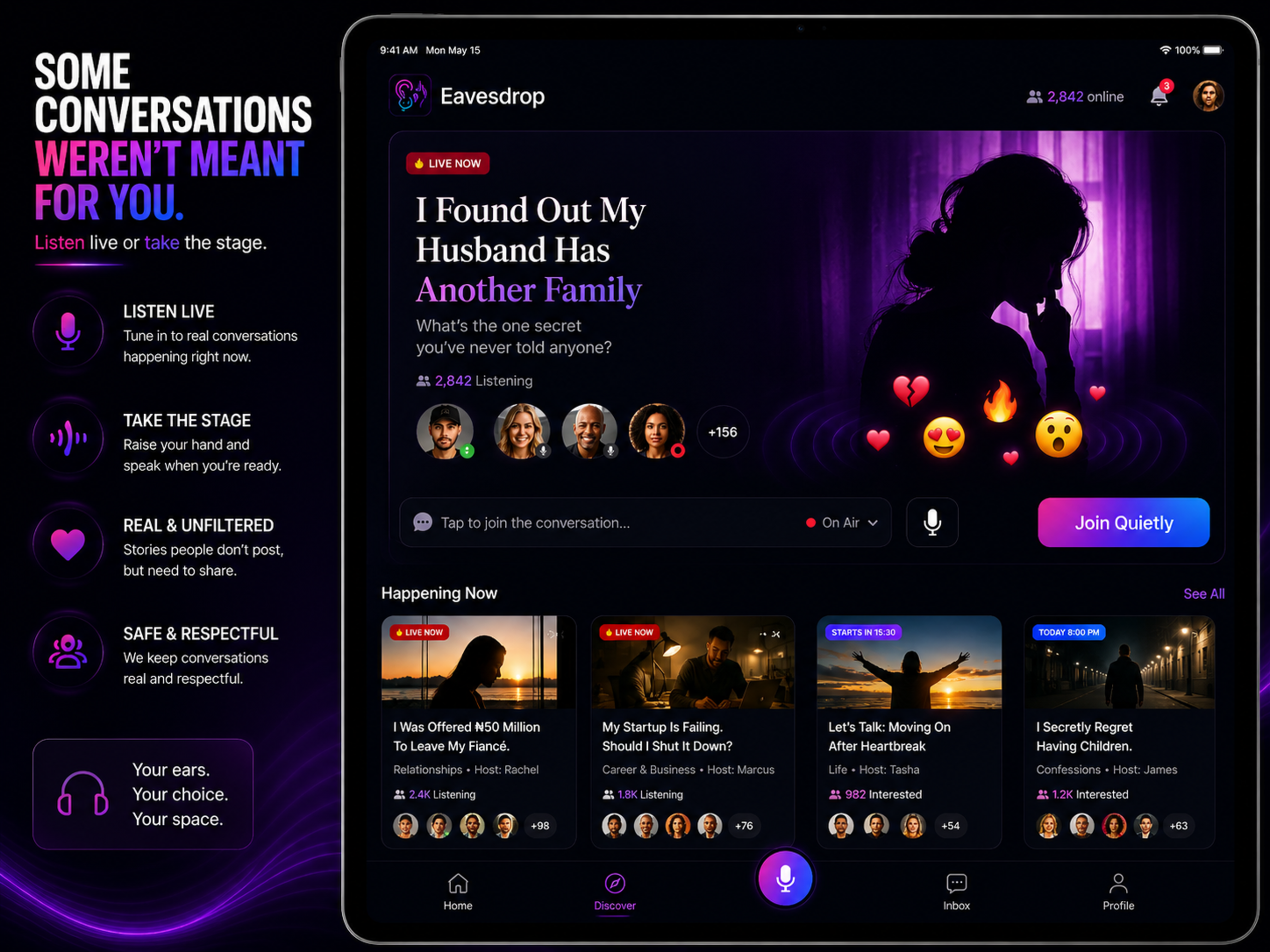 Eavesdrop: Live Stories screenshot 6