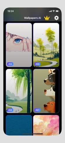 Wallpapers - AI 4K HD Screen iPhone screenshot
