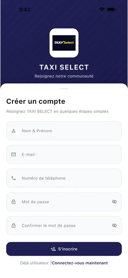 Screenshot 3 von 6 zu TAXISELECT CLIENT