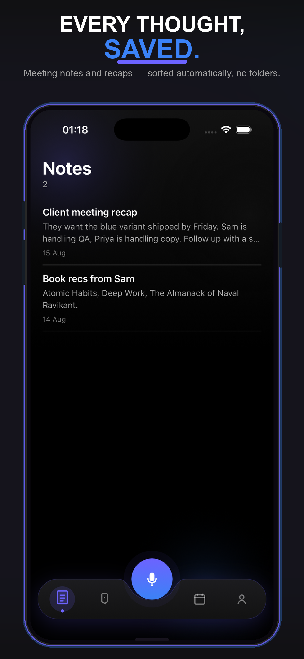Voice notes & Smart plan screenshot 3