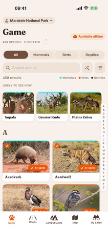Marakele Safari: Map & Guide Screenshot 2 of 10