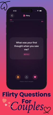 Flirty: Questions for Couples Screenshot 3 of 7