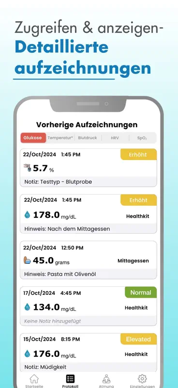 Diabetes blutzucker tagebuch screenshot 5 of 5