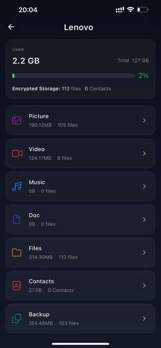 Lumin Pro - Photo Backup Screenshot 2 of 5