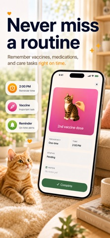 CatRoutine: Cat Care Screenshot 2 of 3
