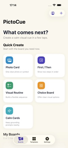 Visual Schedule: PictoCue iPhone screenshot