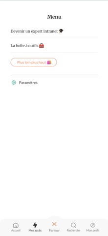 Le Club Intranet Inside screenshot