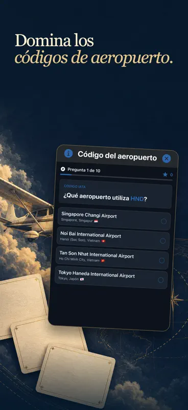 Mapa de aeropuertos: SkyStamp screenshot 8 of 10
