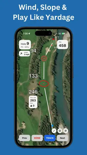 Golf GPS Range Finder: ForeFun screenshot 3
