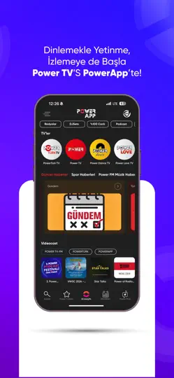 PowerApp: Radyo, Podcast, DJ iPhone Ekran Görüntüsü 6