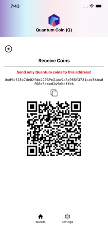 QuantumCoin Wallet Screenshot 5 of 10