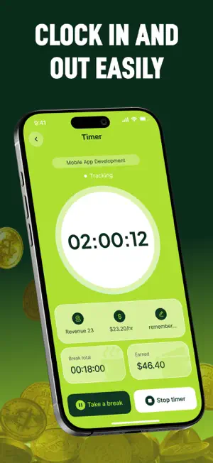 Timezy: Work Hours Tracker screenshot 2