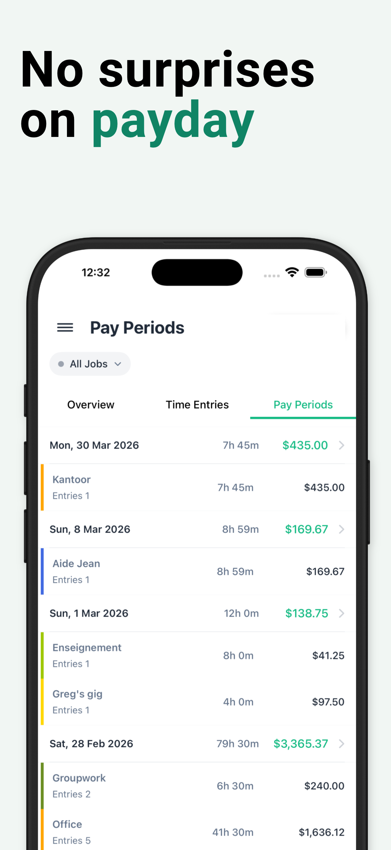 Hours Tracker - Salarybook