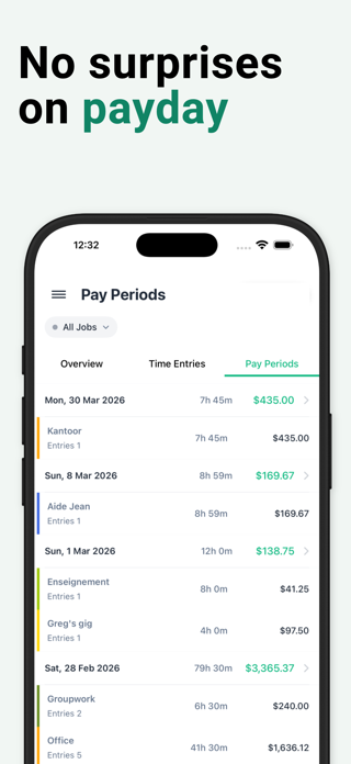 Hours Tracker - Salarybook Screenshot 3 of 8