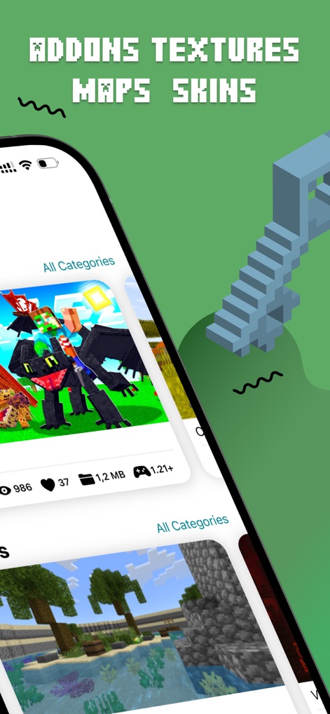 Mods, Maps Skins for Minecraft - Entertainment App | MWM