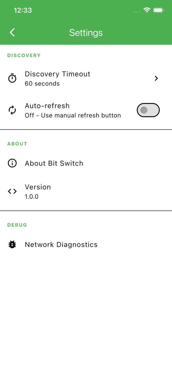 #6. Bit Switch (iOS) Podle: Mohammed Zackria Dawood Basha